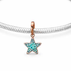 New Rose Gold Starfish Charm